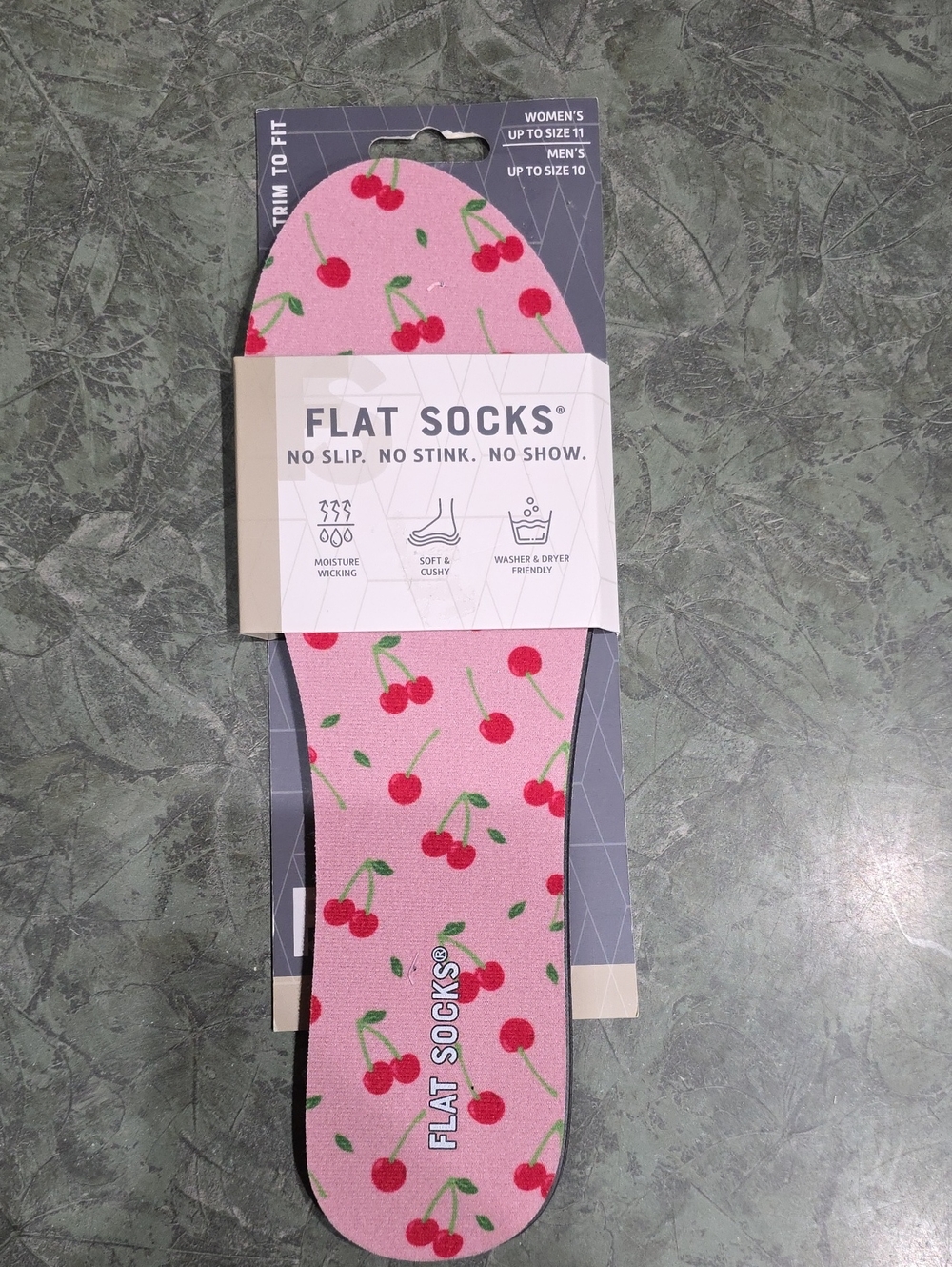 Pink Cherry No-Show Insoles